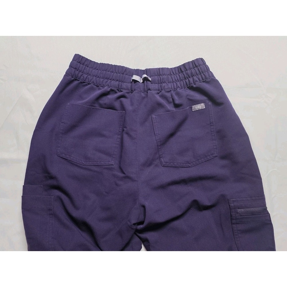 Women's Figs Uman High Waisted Purple Relaxed Fit Jogger Scrub Pants S Technical - Picture 6 of 9